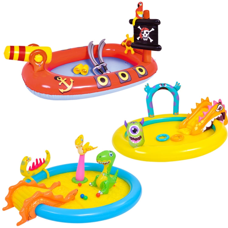 Home Large Cartoon Animal Drama Pool Water Spray Inflatable Swimming Pool Slide Pool(Pirate) - Paddling Pools & Accessories by PMC Jewellery | Online Shopping South Africa | PMC Jewellery