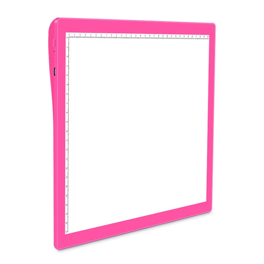 A4-D26  Charging Copy Table Soft Light Eye Protection Edging Copy Board Drawing Board(Pink) -  by PMC Jewellery | Online Shopping South Africa | PMC Jewellery | Buy Now Pay Later Mobicred