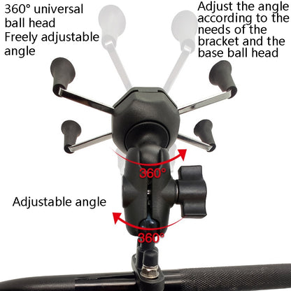 N-STAR N002 Motorcycle Bicycle Mobile Phone Bracket Riding Equipment(Small Long Ball Head) - Holders by N-STAR | Online Shopping South Africa | PMC Jewellery | Buy Now Pay Later Mobicred