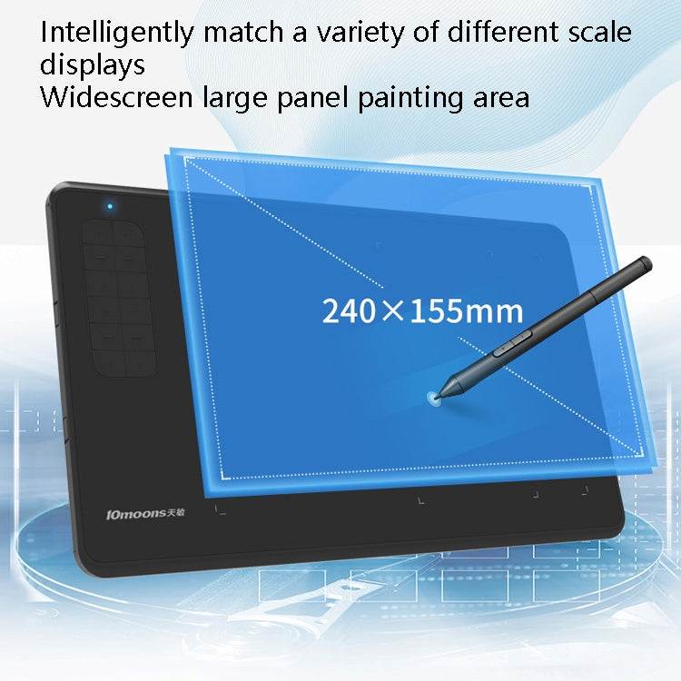 10Moons  G12 Digital Board Can Be Connected To Mobile Phone Hand Drawn Board Computer Painting Board Network Class Input Panel -  by 10Moons | Online Shopping South Africa | PMC Jewellery | Buy Now Pay Later Mobicred