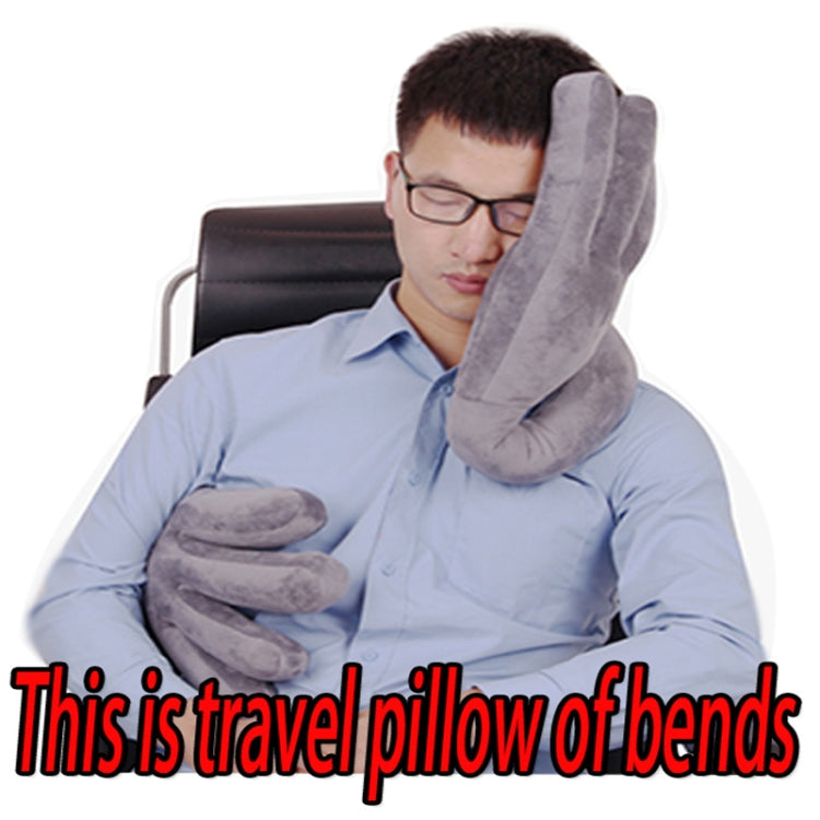 LC-07 Travel Head Pillow Car Headrest Office Lunch Break Pillow(Red) - Cushions & Pillows by PMC Jewellery | Online Shopping South Africa | PMC Jewellery | Buy Now Pay Later Mobicred