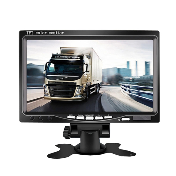 YB-700A-1 7 Inch 12/24V HD Car Monitor Display HDMI VGA AV Interface Home Computer Video Player Resolution: 1024 x 600 - Rearview Monitors by PMC Jewellery | Online Shopping South Africa | PMC Jewellery | Buy Now Pay Later Mobicred