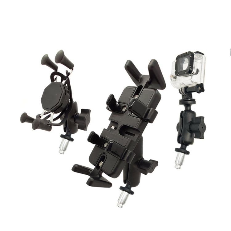 N-P090 Hollow Ball Head Loading Mobile Phone Bracket Handlebar Holder - Holder by PMC Jewellery | Online Shopping South Africa | PMC Jewellery | Buy Now Pay Later Mobicred