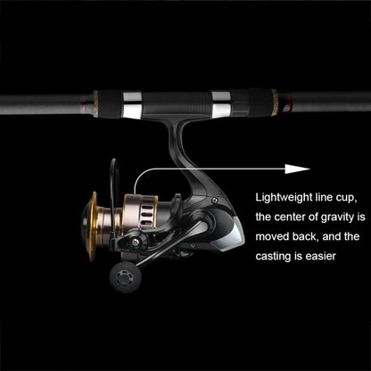 All Metal Rocker Arm Smooth Fishing Reel Spinning Reel, Spec: HE-5000 (Metal Grip) - Fishing Reels by PMC Jewellery | Online Shopping South Africa | PMC Jewellery | Buy Now Pay Later Mobicred