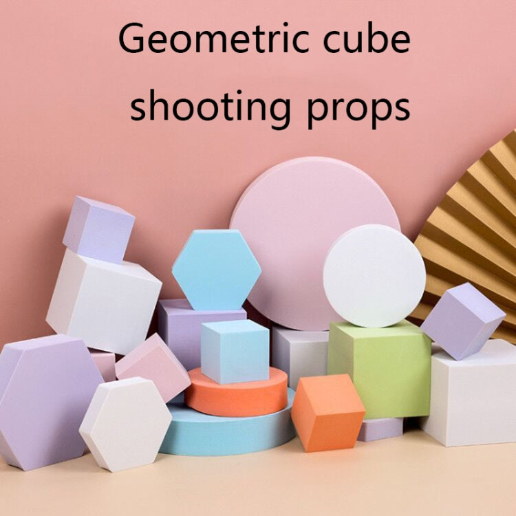 8 PCS Geometric Cube Photo Props Decorative Ornaments Photography Platform, Colour: Small Light Blue Rectangular - Geometric Props by PMC TechLife | Online Shopping South Africa | PMC TechLife | Buy Now Pay Later Mobicred