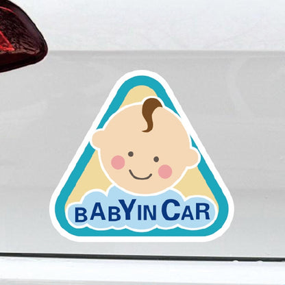 10 PCS There Is A Baby In The Car Stickers Warning Stickers Style: CT203 Baby R Boy Magnetic Stickers - Warning Sticker by PMC Jewellery | Online Shopping South Africa | PMC Jewellery | Buy Now Pay Later Mobicred