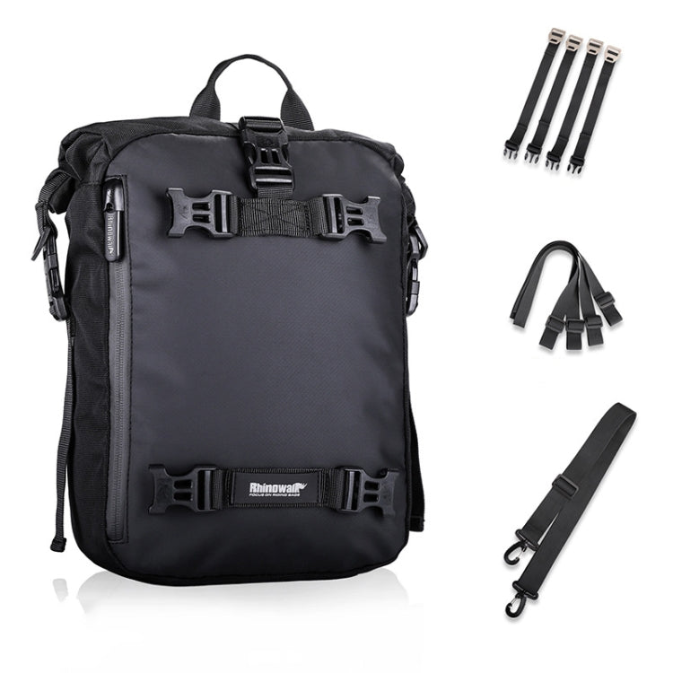 Rhinowalk Multi-Function Motorcycle Rear Seat Bag Combination Rear Shelf Pannier, Colour: Black 10L - Bags & Luggages by Rhinowalk | Online Shopping South Africa | PMC TechLife | Buy Now Pay Later Mobicred