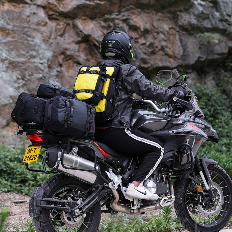 Rhinowalk Multi-Function Motorcycle Rear Seat Bag Combination Rear Shelf Pannier, Colour: Yellow 10L - Bags & Luggages by Rhinowalk | Online Shopping South Africa | PMC Jewellery | Buy Now Pay Later Mobicred