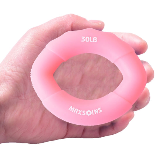 MAXSOINS MXO-009898 Silicone Finger Exercise Grip Device Olive Shape Rehabilitation Finger Pinch Device, Specification: 30LB(Pink) - Fitness Equipments by PMC Jewellery | Online Shopping South Africa | PMC Jewellery | Buy Now Pay Later Mobicred