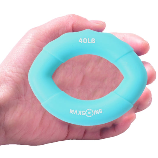 MAXSOINS MXO-009898 Silicone Finger Exercise Grip Device Olive Shape Rehabilitation Finger Pinch Device, Specification: 40 pounds of blue - Fitness Equipments by PMC Jewellery | Online Shopping South Africa | PMC Jewellery | Buy Now Pay Later Mobicred