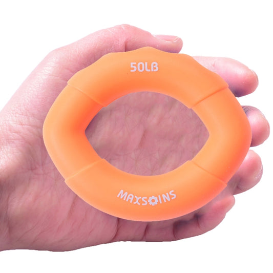 MAXSOINS MXO-009898 Silicone Finger Exercise Grip Device Olive Shape Rehabilitation Finger Pinch Device, Specification: 50LB(Orange) - Fitness Equipments by PMC Jewellery | Online Shopping South Africa | PMC Jewellery | Buy Now Pay Later Mobicred