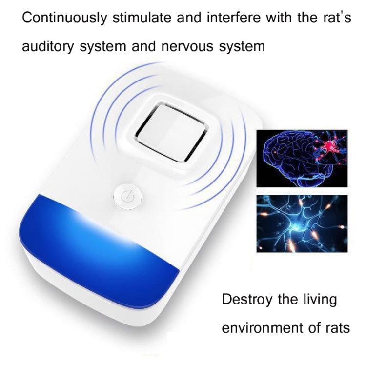 Household Ultrasonic Electronic Mosquito Repellent High-Power Frequency Conversion Mouse Repellent Specifications: EU Plug(White) - Repellents by PMC TechLife | Online Shopping South Africa | PMC TechLife | Buy Now Pay Later Mobicred