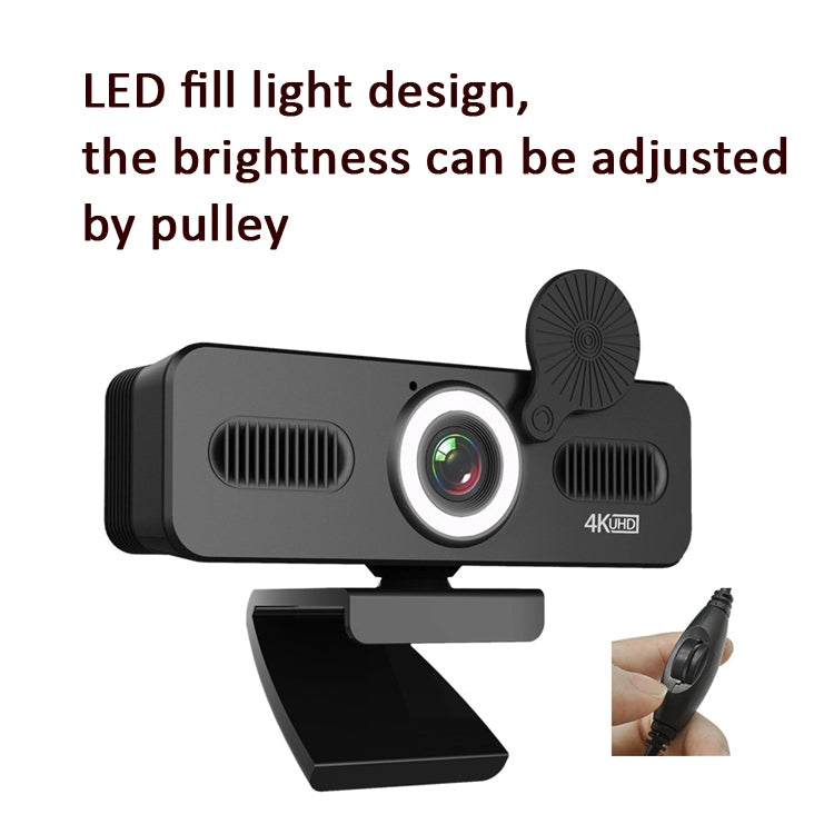 C360 1080P Network High-Definition Computer Camera Drive-Free Beautifying Light Camera with Omnidirectional Microphone, Cable Length: 1.8m - HD Camera by PMC Jewellery | Online Shopping South Africa | PMC Jewellery | Buy Now Pay Later Mobicred