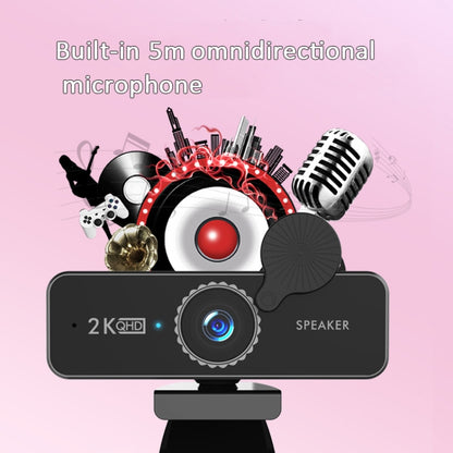 C580 1440P Network HD Live Broadcast Computer Camera Built-In Speaker - HD Camera by PMC Jewellery | Online Shopping South Africa | PMC Jewellery | Buy Now Pay Later Mobicred