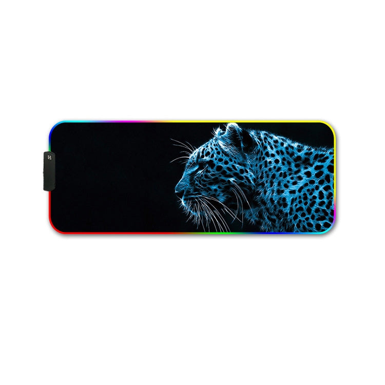 250x350x4mm F-01 Rubber Thermal Transfer RGB Luminous Non-Slip Mouse Pad(Ice Lend) - Mouse Pads by PMC Jewellery | Online Shopping South Africa | PMC Jewellery | Buy Now Pay Later Mobicred