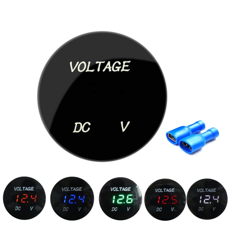 DC12-24V Automotive Battery DC Digital Display Voltage Meter Modified Measuring Instrument(White Light) - Clocks & Car Meters by PMC Jewellery | Online Shopping South Africa | PMC Jewellery | Buy Now Pay Later Mobicred