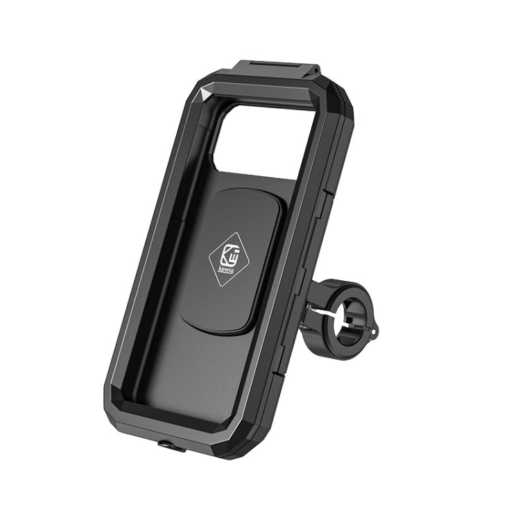 Kewig Bicycle Motorcycle Waterproof Box Mobile Phone Bracket Riding Touch Mobile Phone Fixed Seat(M18S-B1 Small Handlebar Installation) - Holder by Kewig | Online Shopping South Africa | PMC Jewellery | Buy Now Pay Later Mobicred