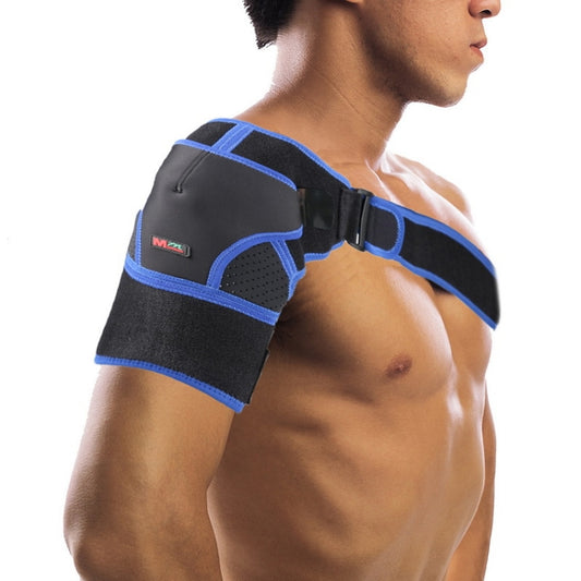 G06 Four-Direction Adjustable Pressure And Breathable Shoulder Pad Sports Protective Gear，Style: Ordinary Version L(Black Blue) - Sports Safety by PMC Jewellery | Online Shopping South Africa | PMC Jewellery | Buy Now Pay Later Mobicred