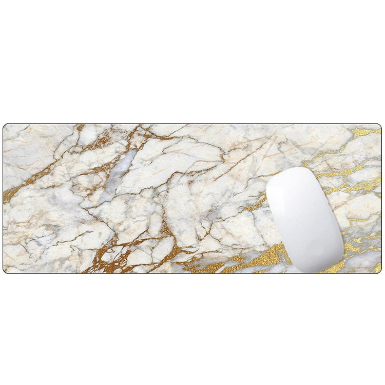 400x900x5mm Marbling Wear-Resistant Rubber Mouse Pad(Black Gold Marble) - Mouse Pads by PMC Jewellery | Online Shopping South Africa | PMC Jewellery | Buy Now Pay Later Mobicred