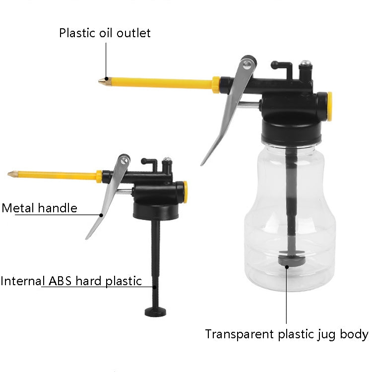 4 PCS CY-0085 Home Long Mouth Injection Device Machine Oil Pot Manual Lubrication Gear Oil Filler, Style: Transparent 250ml - Hand Tool Sets by PMC Jewellery | Online Shopping South Africa | PMC Jewellery | Buy Now Pay Later Mobicred