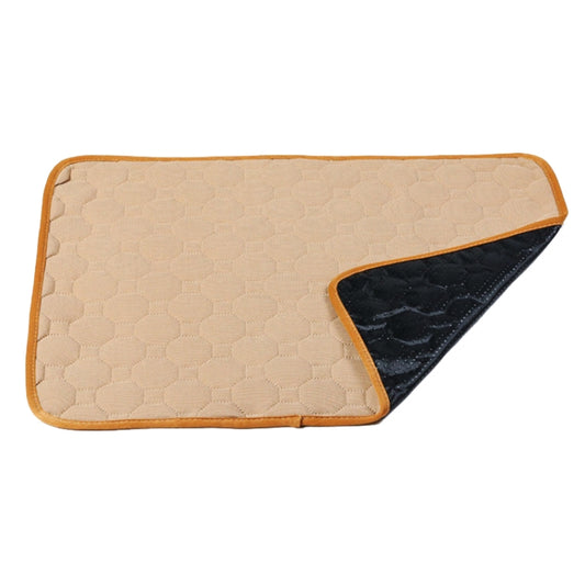 2 PCS 50x40cm Car Pet Injection Pad Waterproof Pad Cat Dog Sofa Waterproof Diapholic Carpet Water Absorbing Pad(Beige) - Seat Accessories by PMC Jewellery | Online Shopping South Africa | PMC Jewellery | Buy Now Pay Later Mobicred