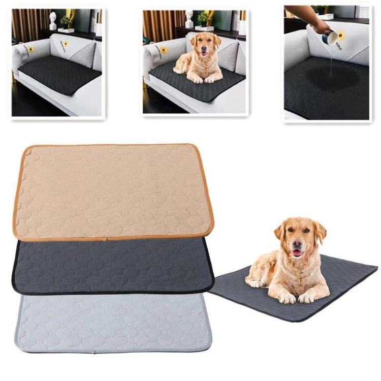 100x135cm Car Pet Injection Pad Waterproof Pad Cat Dog Sofa Waterproof Diapholic Carpet Water Absorbing Pad(Gray) - Seat Accessories by PMC Jewellery | Online Shopping South Africa | PMC Jewellery | Buy Now Pay Later Mobicred