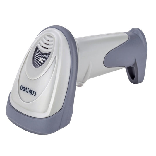 Deli 14883 Express Code Scanner Issuing Handheld Wired Scanner, Colour： White - Barcode Scanner by Deli | Online Shopping South Africa | PMC Jewellery | Buy Now Pay Later Mobicred