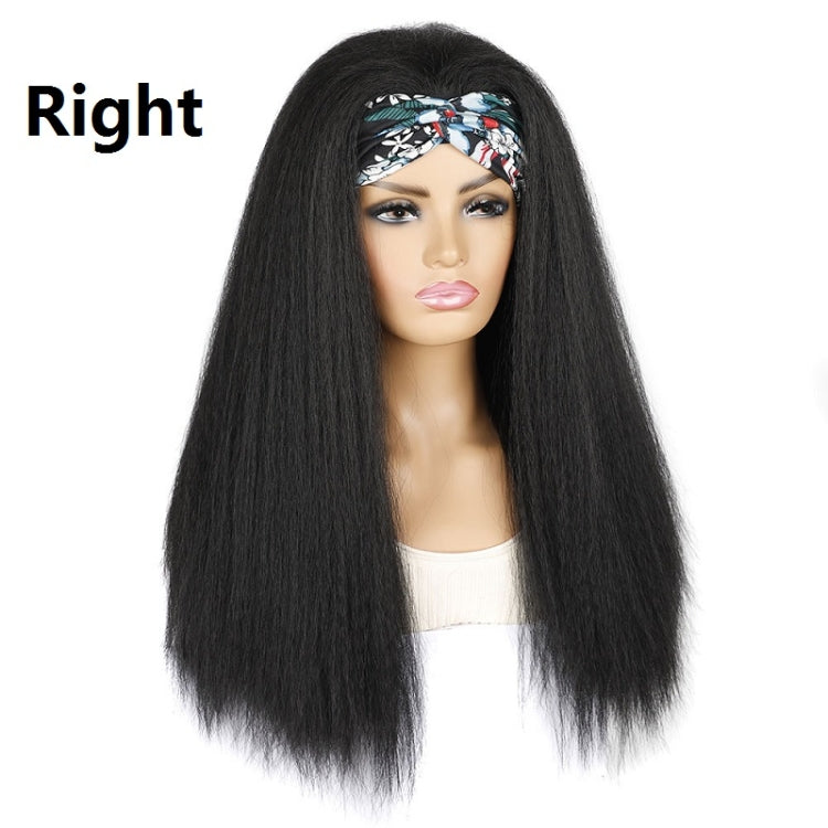 Turban Headband Corn Beard Long Hair Wig Headgear, Color Classification: 1B # XK - free shipping - PMC TechLife - Order now!