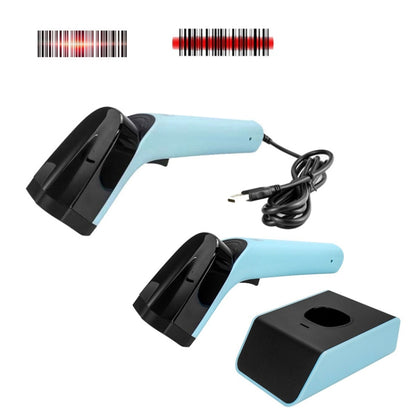 Handheld Barcode Scanner With Storage, Model: Wireless Two-dimensional - Barcode Scanner by PMC Jewellery | Online Shopping South Africa | PMC Jewellery | Buy Now Pay Later Mobicred