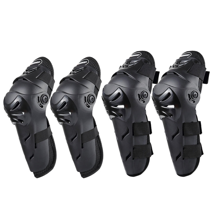 4 PCS / Set BSDDP BSD1003 Motorcycle Knee And Elbow Pads Anti-Fall Riding Protective Gear(Black) - Protective Gear by PMC Jewellery | Online Shopping South Africa | PMC Jewellery | Buy Now Pay Later Mobicred