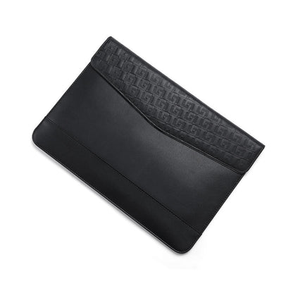 Horizontal  Embossed Notebook Liner Bag Ultra-Thin Magnetic Holster, Applicable Model: 11 -12 inch( Black) - 10 - 11 inch by PMC Jewellery | Online Shopping South Africa | PMC Jewellery | Buy Now Pay Later Mobicred