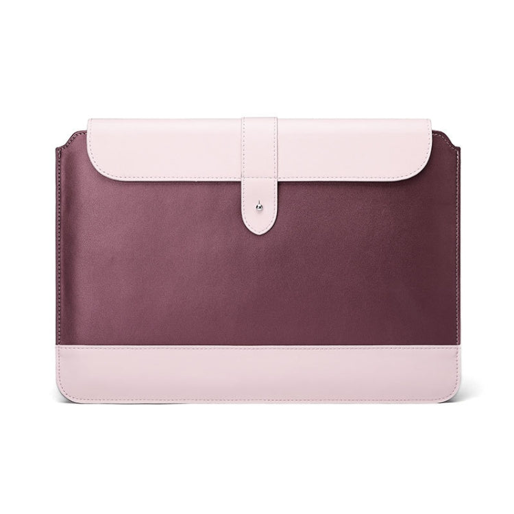 Horizontal Microfiber Color Matching Notebook Liner Bag, Style: Liner Bag (Wine Red), Applicable Model: 11  -12 Inch - 10 - 11 inch by PMC Jewellery | Online Shopping South Africa | PMC Jewellery | Buy Now Pay Later Mobicred