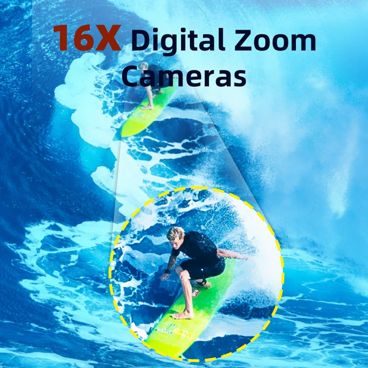 WDC901 3.5m Waterproof 48MP HD Dual Screen Outdoor Sports Digital Camera AU Plug(Green) - Children Cameras by PMC Jewellery | Online Shopping South Africa | PMC Jewellery | Buy Now Pay Later Mobicred