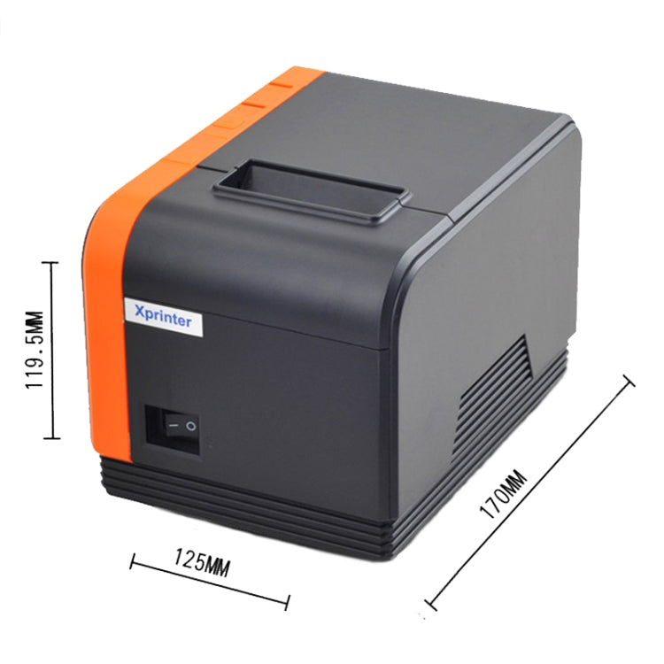 Xprinter XP-T58L 58mm Supermarket Cashier Receipt Thermal Printer, Spec: USB Port(EU Plug) - Printer by Xprinter | Online Shopping South Africa | PMC Jewellery | Buy Now Pay Later Mobicred