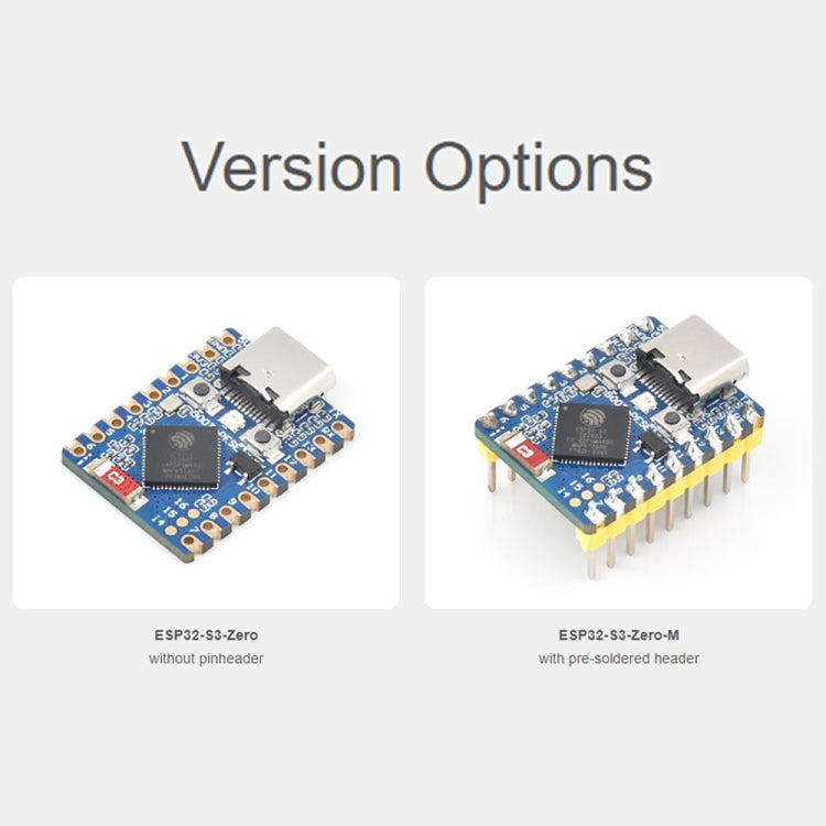 Waveshare ESP32-S3 Mini Development Board, Based On ESP32-S3FH4R2 Dual-Core Processor with Header - Boards & Shields by Waveshare | Online Shopping South Africa | PMC Jewellery | Buy Now Pay Later Mobicred