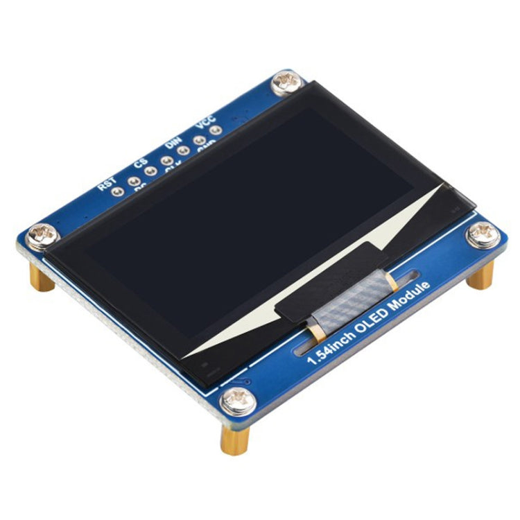 Waveshare 1.54 Inch OLED Display Module, 128×64 Resolution, SPI / I2C Communication(White) - LCD & LED Display Module by Waveshare | Online Shopping South Africa | PMC Jewellery | Buy Now Pay Later Mobicred