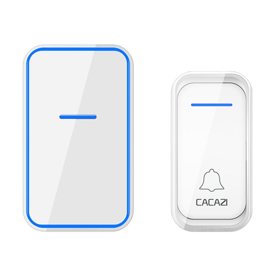 CACAZI Home Smart Digital Wireless Doorbell Remote Electronic Doorbell Elderly Pager, Style: AU Plug(White) - Wireless Doorbell by CACAZI | Online Shopping South Africa | PMC Jewellery | Buy Now Pay Later Mobicred