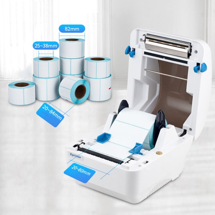 Xprinter XP-320B 80mm Thermal Barcode Supermarket Cashier Label Printer, Spec: USB(EU Plug) - free shipping - PMC TechLife - Order now!