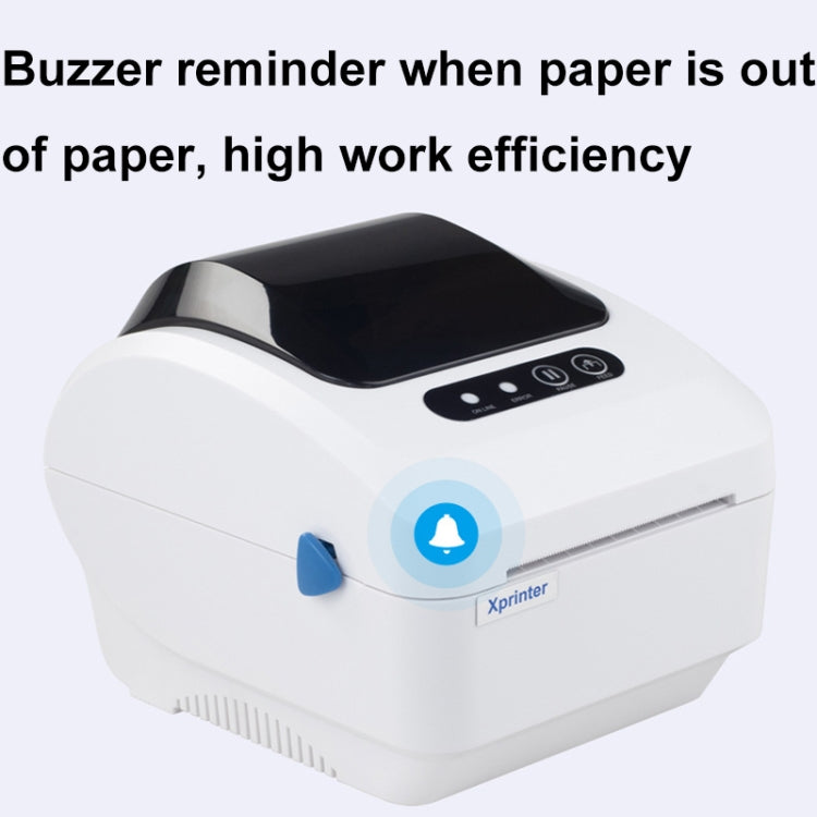Xprinter XP-320B 80mm Thermal Barcode Supermarket Cashier Label Printer, Spec: USB+Bluetooth(UK Plug) - free shipping - PMC TechLife - Order now!