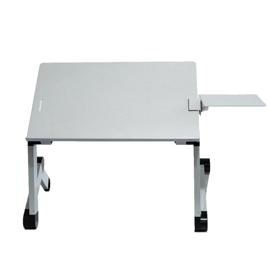 T8 Aluminum Alloy Folding & Lifting Laptop Desk Office Desk Heightening Bracket with Mouse Board (Silver) - Laptop Stand by PMC Jewellery | Online Shopping South Africa | PMC Jewellery | Buy Now Pay Later Mobicred