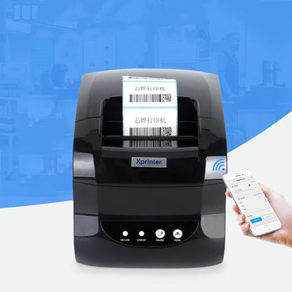 Xprinter XP-365B 80mm Thermal Label Printer Clothing Tag Supermarket Barcode Printer, Plug: UK Plug(Bluetooth Version) - Printer by Xprinter | Online Shopping South Africa | PMC Jewellery | Buy Now Pay Later Mobicred