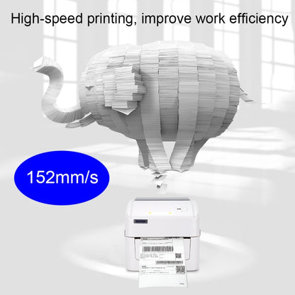 Xprinter XP-420B 108mm Express Order Printer Thermal Label Printer, Style:USB+Bluetooth(UK Plug) - Printer by Xprinter | Online Shopping South Africa | PMC Jewellery | Buy Now Pay Later Mobicred