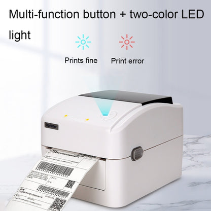 Xprinter XP-420B 108mm Express Order Printer Thermal Label Printer, Style:USB+LAN Port(EU Plug) - Printer by Xprinter | Online Shopping South Africa | PMC Jewellery | Buy Now Pay Later Mobicred