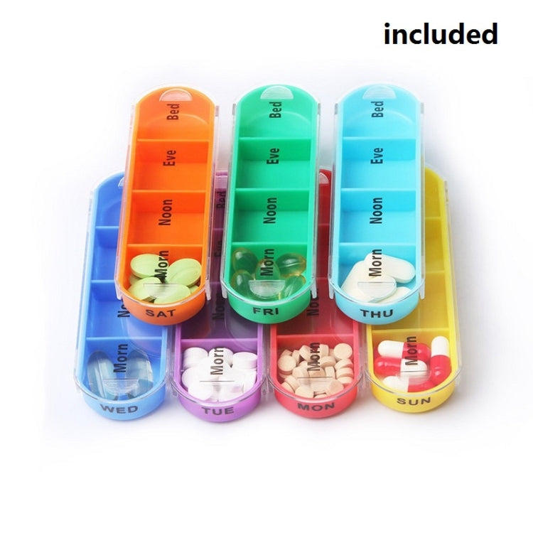 Notebook-Style 28-Compartment Portable Pill Box&Leather Bag(Black) - free shipping - PMC TechLife - Order now!