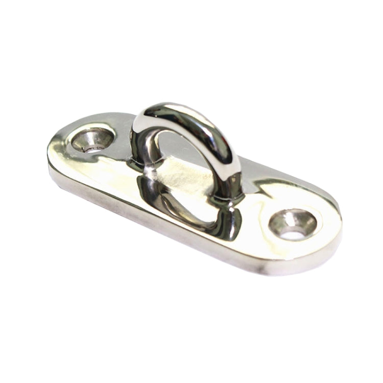 316 Stainless Steel Oval Boat Plate Seat Hand Rowing Boat Fixed Seat Accessories, Specification: 100mm - Marine Accessories & Parts by PMC Jewellery | Online Shopping South Africa | PMC Jewellery | Buy Now Pay Later Mobicred