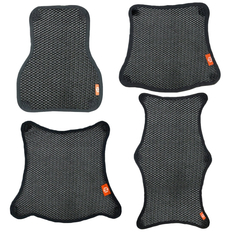 HOUZHI MTZT1010 Motorcycle Sun Insulation Cushion 3D Grid Breathable Sweating Cool Seat Cover, Style: Single Layer L - Seat Covers by PMC Jewellery | Online Shopping South Africa | PMC Jewellery | Buy Now Pay Later Mobicred