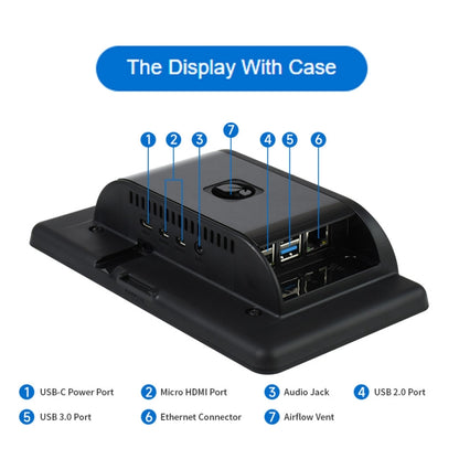 Waveshare 7 inch 800×480 IPS Capacitive Touch Display, DSI Interface, 5-Point Touch without Case - LCD & LED Display Module by Waveshare | Online Shopping South Africa | PMC Jewellery | Buy Now Pay Later Mobicred