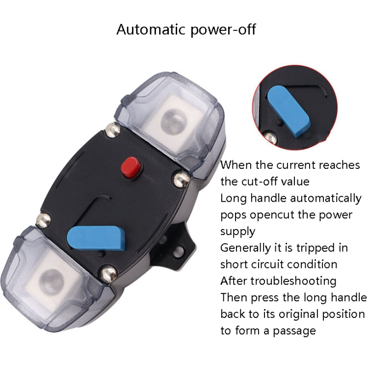 CB8 Car Route Yacht Ship Audio Refit Automatic Circuit Breaker Power Circuit Protection Insurance Switch, Specification: 60A - Fuse by PMC Jewellery | Online Shopping South Africa | PMC Jewellery | Buy Now Pay Later Mobicred