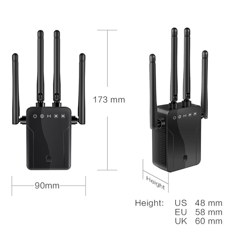 M-95B 300M Repeater WiFi Booster Wireless Signal Expansion Amplifier(White - US Plug) - Broadband Amplifiers by PMC Jewellery | Online Shopping South Africa | PMC Jewellery | Buy Now Pay Later Mobicred