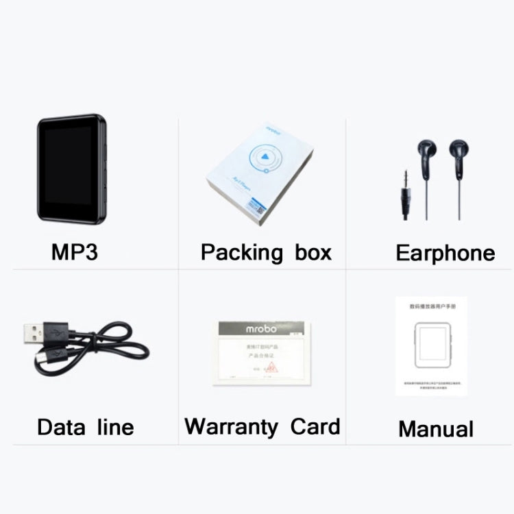 M21 Touch Version 1.77 Inch Novel Reading MP3 E-book, Specification:Without Bluetooth(16GB) - MP3 Player by PMC TechLife | Online Shopping South Africa | PMC TechLife | Buy Now Pay Later Mobicred